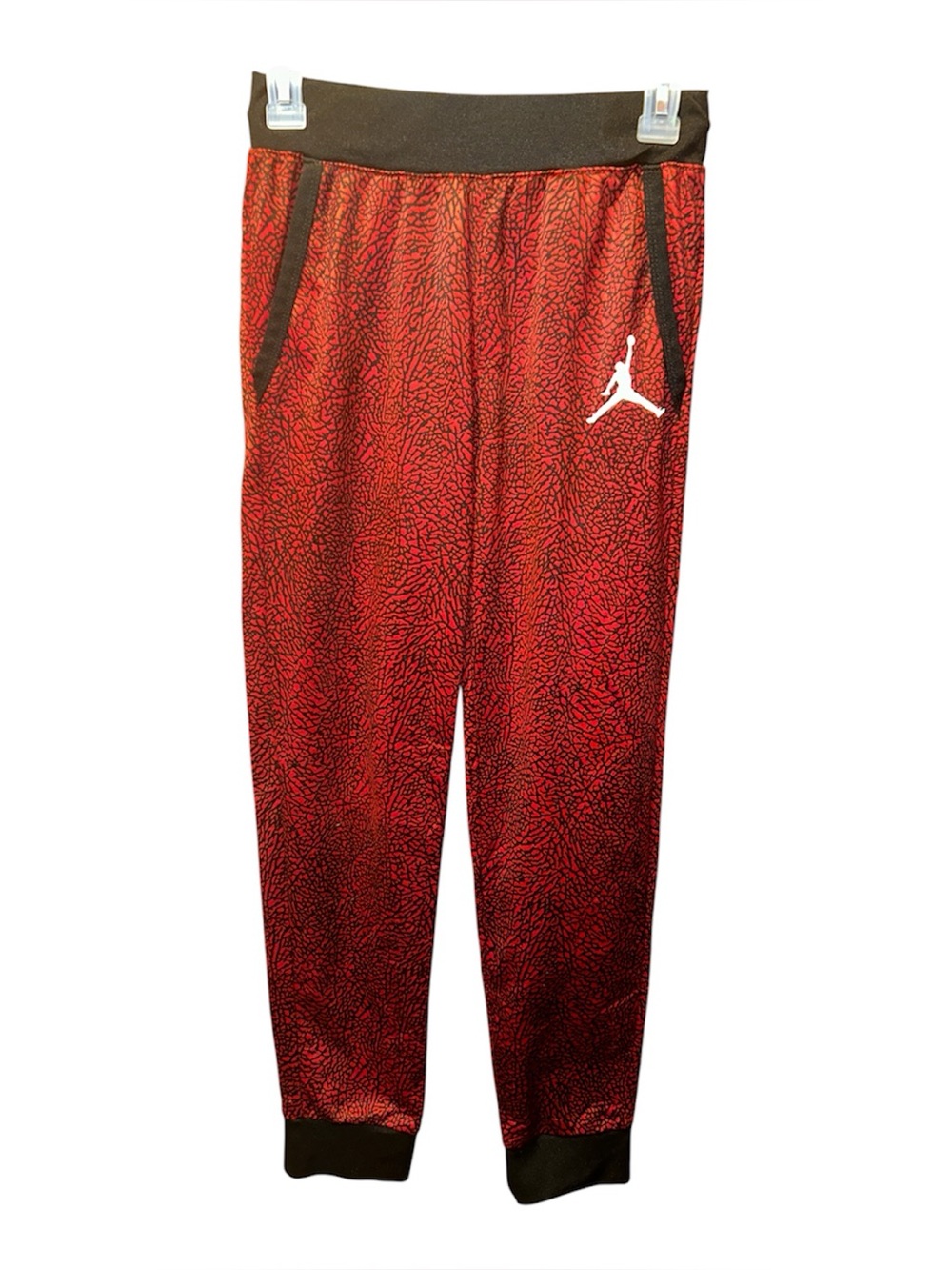 Jordan Red to Black Gradient Men's Jogger Pants